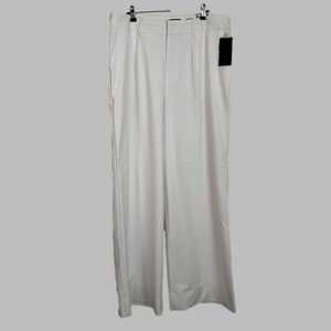 The Limited Lean Bootcut Lined Cuffed White Trouser 14